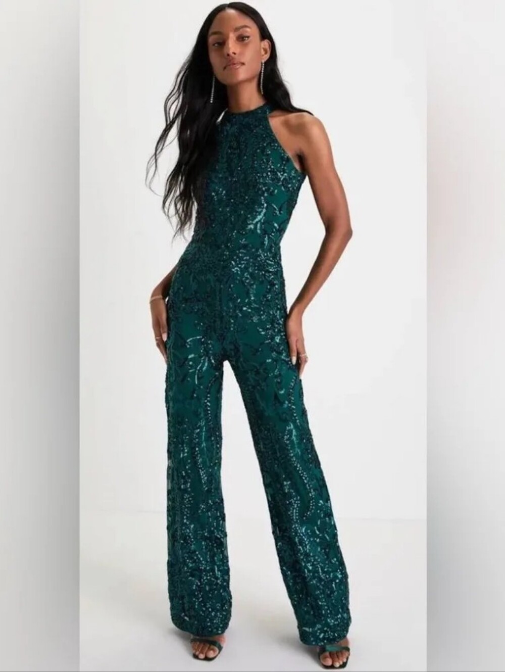 LULUS Sequin Jumpsuit